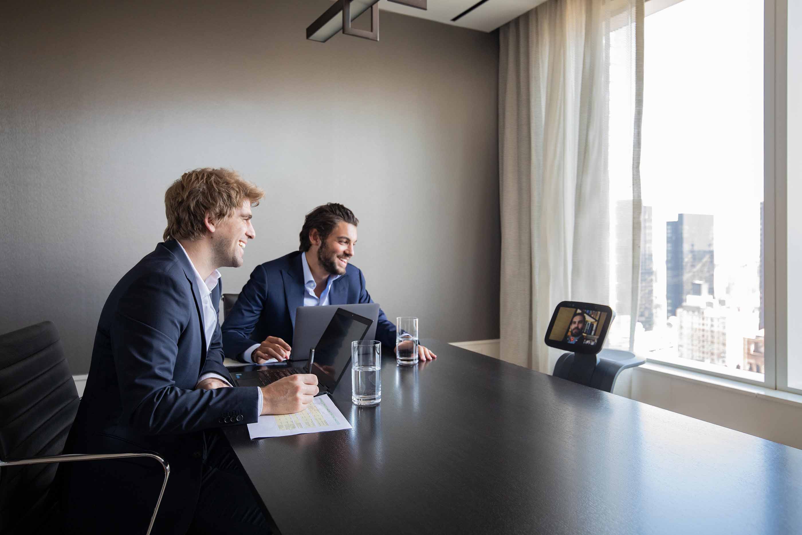 the first-wave adopters would be institutional buyers such as businesses and universities, who would buy the Temi robot for their offices and campuses respectively.